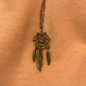 Dream catcher necklace